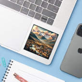 ブリッケンリッジコロラド3インチビニールステッカー シール (ノートパソコンとiPhone)