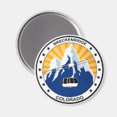 ブリッケンリッジコロラド マグネット (正面/裏面)