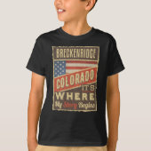 ブリッケンリッジコロラド Tシャツ (正面)