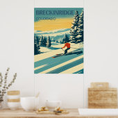 ブリッケンリモダンッジコロラドトラベル ポスター (キッチン)