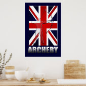 ブリッシュのアーチェリーファンと射手トキソフィライト ポスター (キッチン)