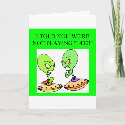 ブリッジおもしろいプレイヤーデザイン カード (正面)