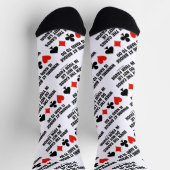 ブリッジで勝つことは、カードが出ない場合に懸命する ソックス (上部)