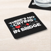 ブリッジに泣き叫びがない スクエアペーパーコースター (アングル)