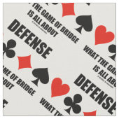 ブリッジのゲームが何についてであるか防衛する ファブリック (クローズアップ)