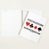 ブリッジのゲームで勝つためには、ゲームの論理に従わなければならない プランナー手帳 (ディスプレー)