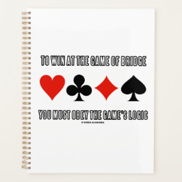 ブリッジのゲームで勝つためには、ゲームの論理に従わなければならない プランナー手帳