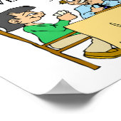 ブリッジのジョークを再現する ポスター (角)