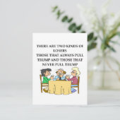 ブリッジの冗談をコピー ポストカード (スタンド正面)