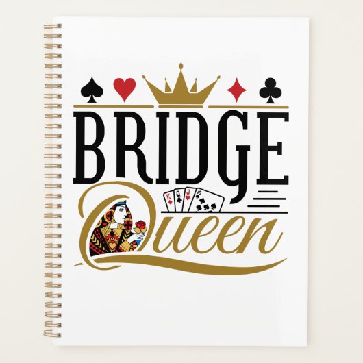 ブリッジの女王 プランナー手帳 (正面)
