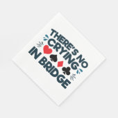 ブリッジの泣き叫びがないおもしろカードゲーム スタンダードランチョンナプキン (角)