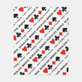 ブリッジの複製が完了するまで寿命がかかる フリースブランケット (正面)