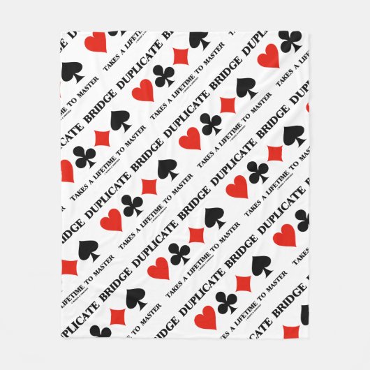 ブリッジの複製が完了するまで寿命がかかる フリースブランケット (正面)