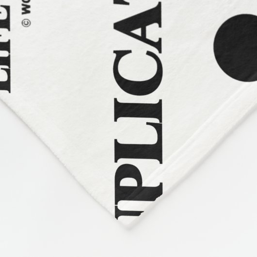 ブリッジの複製が完了するまで寿命がかかる フリースブランケット (角)