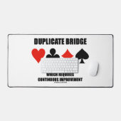 ブリッジの複製には継続的な改善が必要 デスクマット (キーボード&マウス)