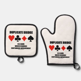 ブリッジの複製には継続的な改善が必要 鍋つかみ&鍋敷きセット