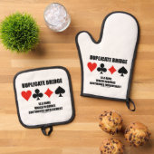 ブリッジの複製には継続的な改善が必要 鍋つかみ&鍋敷きセット (トップダウン)