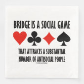 ブリッジは反社会的な人々を引き付ける社会的なゲームである (正面)