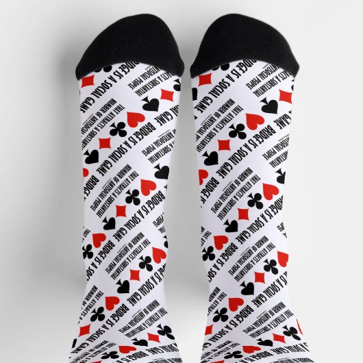 ブリッジは反社会的な人々を引き付ける社会的なゲームである ソックス (上部)