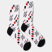 ブリッジは名誉あるゲーム4枚のカードスーツだ ソックス (右)