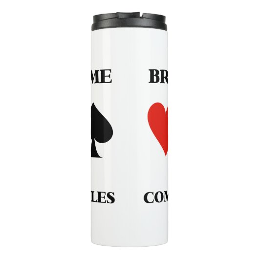 ブリッジは特定の通信規則のゲームである タンブラー (裏面)