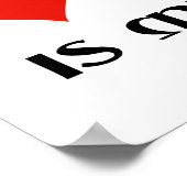 ブリッジは私の宗教の4つのカードスーツである ポスター (角)