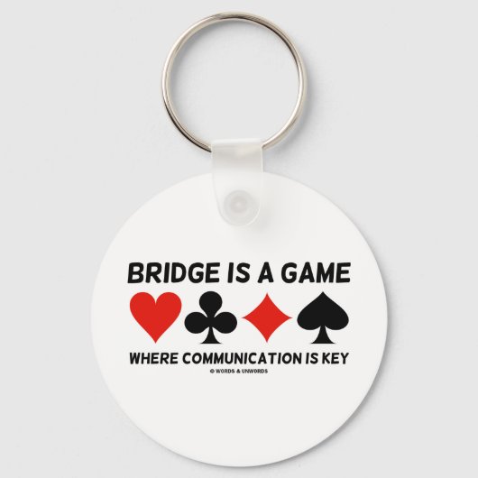 ブリッジは通信が鍵 キーホルダー (正面)