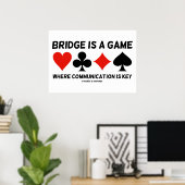 ブリッジは通信が鍵 ポスター (ホームオフィス)