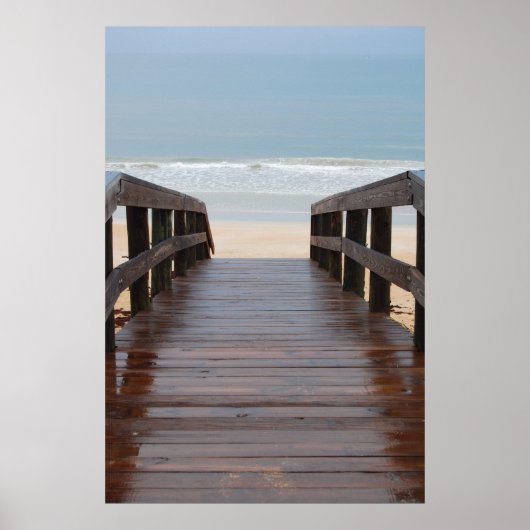 ブリッジをビーチ ポスター (正面)