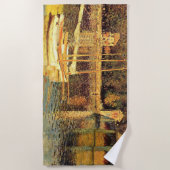 ブリッジアットアルジェンティーユクロードモネ ビーチタオル (正面)