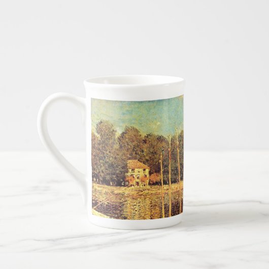 ブリッジアットアルジェンティーユクロードモネ ボーンチャイナマグカップ (左)