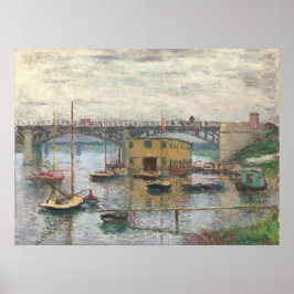 ブリッジアットアルジェンテウイルクロードモネファインアート ポスター