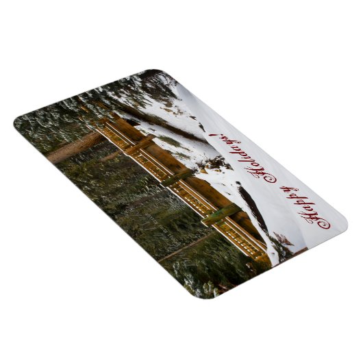 ブリッジアットウクサチハッピーホリデーズフレキシマグネット マグネット (右側)