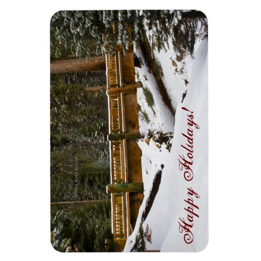 ブリッジアットウクサチハッピーホリデーズフレキシマグネット マグネット (縦)