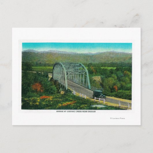ブリッジアットカステイッククリークニアサウガス ポストカード (正面)