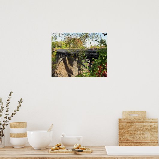 ブリッジアットメアリーエレン素晴らしクレイマー滝パーク ポスター (キッチン)