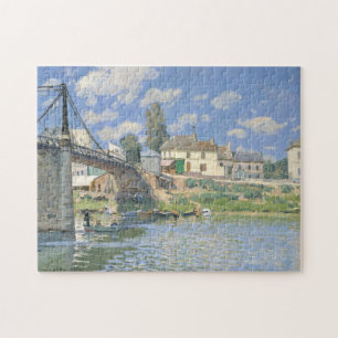 ブリッジアットヴィレヌーbyシズリー印象派絵を描 ジグソーパズル