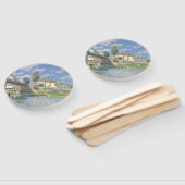 ブリッジアットヴィレヌーbyシズリー印象派絵を描 ハンドファン (組立なし)