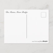 ブリッジインデモインアイオワ ポストカード (裏面)