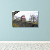 ブリッジウォーター景観 キャンバスプリント (インサイチュ (ウッドフロア))