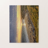 ブリッジェンドビーチウェールズ ジグソーパズル (縦)