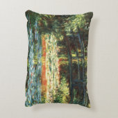 ブリッジオーバー《植物》スイレンポンドバイクロードモネ アクセントクッション (裏面(縦))