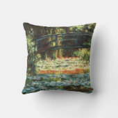 ブリッジオーバー《植物》スイレンポンドバイクロードモネ クッション (裏面)