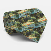 ブリッジオーバー《植物》スイレンポンドバイクロードモネ ネクタイ (ロール)