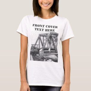 ブリッジオールドペンシラートモノクローム Tシャツ