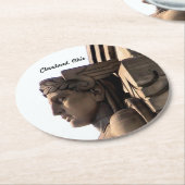 ブリッジガーディアンクリーブランドOHコースター ラウンドペーパーコースター (アングル)