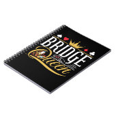 ブリッジクイーンカードゲームの女性 ノートブック (左側)