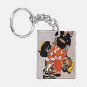 ブリッジゲームバイノーマンロックウェル キーホルダー (正面左)