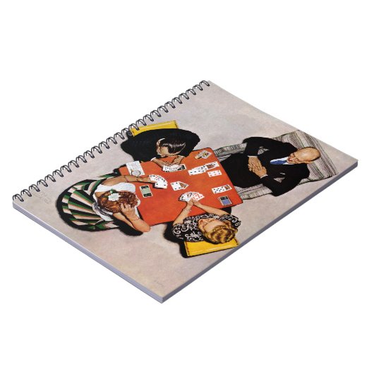 ブリッジゲームバイノーマンロックウェル ノートブック (左側)