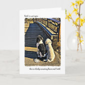 ブリッジコネクティング天国&アースペットコンパシーカード カード (黄色い花)